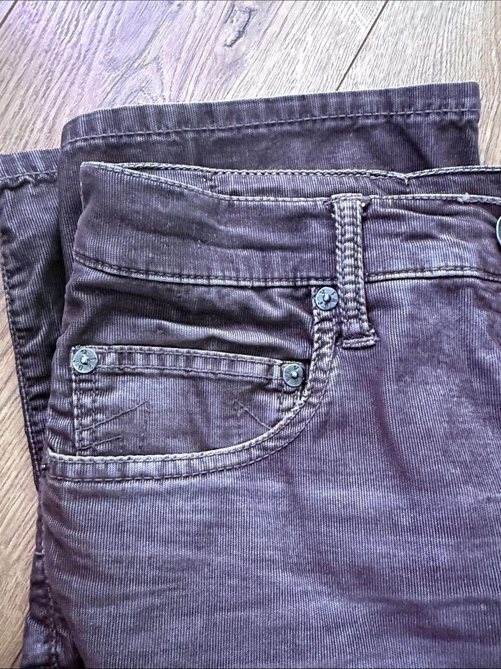 True Religion Men's Brown Corduroy Stretch Pants